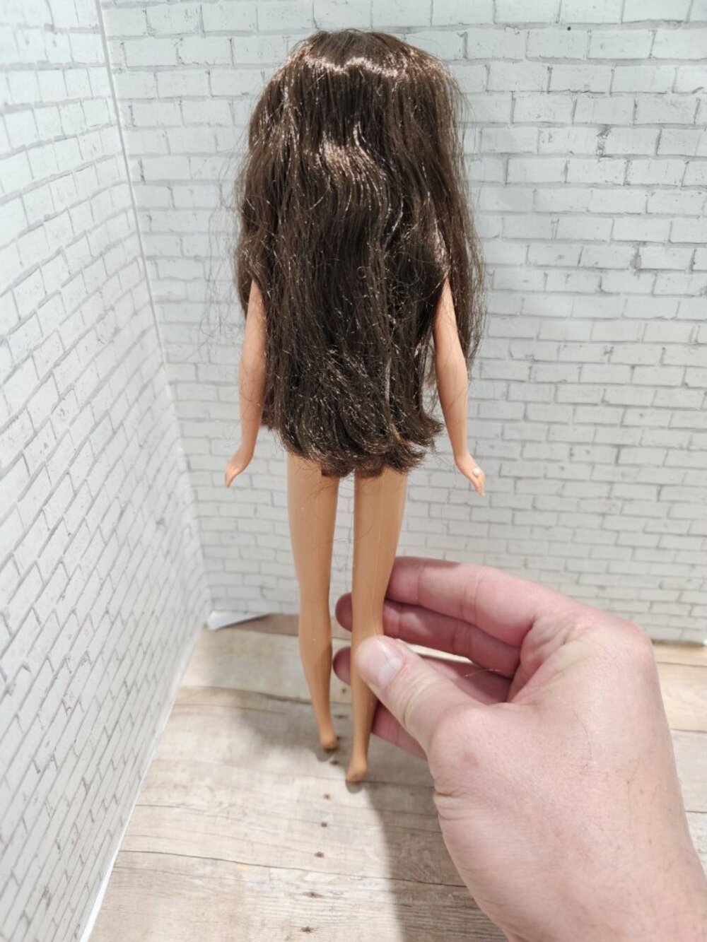 Mattel Vintage 90s Burnette Blue Eyed Nude Barbie Fashion Doll Rare Iconic Y2K - Picture 5 of 7